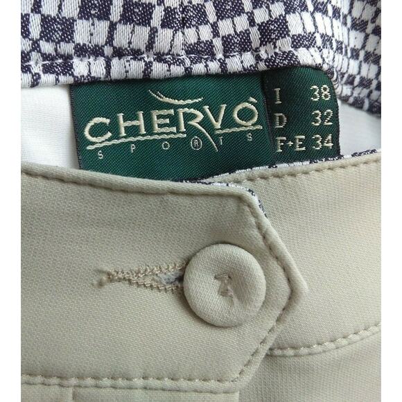 NWT Chervo Chervo-Tex Light Tan Womens Golf Shorts Size US 2 XS - Picture 3 of 8